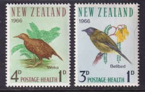 New Zealand B71-B72 Birds MNH VF