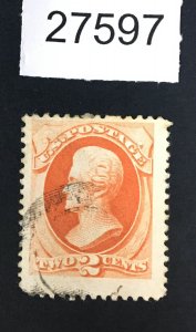 MOMEN: US STAMPS # 178 USED  LOT #27597