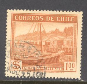 Chile Sc # 223 used