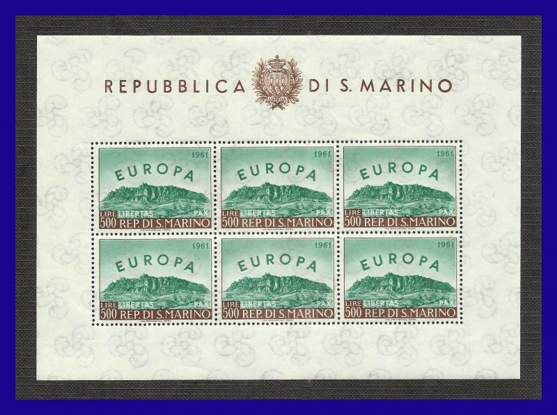 1961 - San Marino - Scott n HB 490 - MNH - SM- 46 - 01