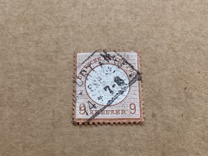 Germany Scott #25 used single stamp Cat Value $375.00