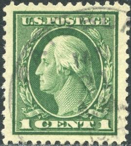 #405 1c 1912 XF-SUPERB USED JUMBO GEM BP0130