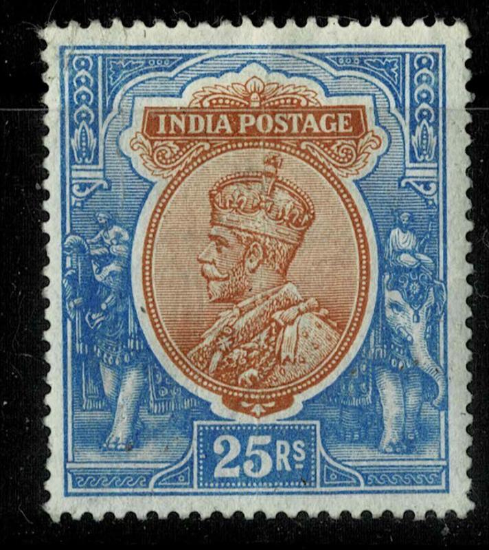 india-1911-23 KGV Wmk Star 25r, SG #191, mint no gum or partially gum  cv 600 gb