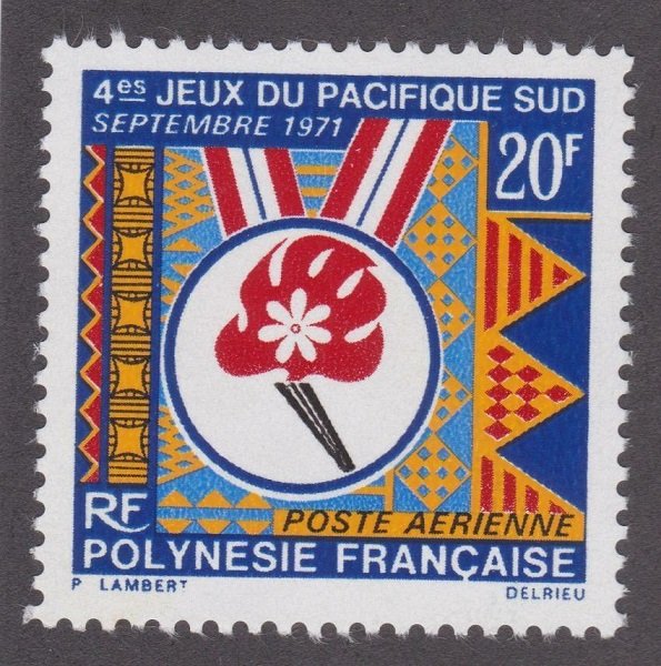 1971 French Polynesia 126 South Pacific Games 10,00 €