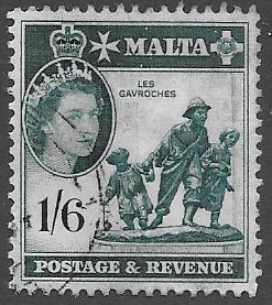 Malta  Scott 257  Used