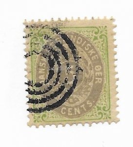 Danish West Indies #8 Used - Stamp - CAT VALUE $25.00