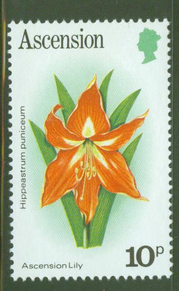 ASCENSION  Scott 280 MNH** 10p Flower stamp 1981