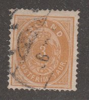 Iceland Scott #15 Stamp - Used Single - XYZ