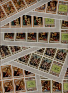 Burundi 265-68/C93-96 MNH imperf. cpl.sheets Painting/ Christmas-68 SCV50