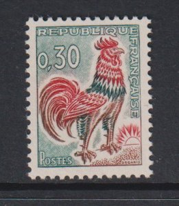 France  #1024B  MNH 1965  Gallick Cock  30c