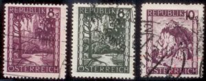 Austria 1946 SC# 483-5 Used 