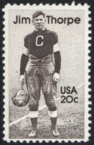 SC#2089 20¢ Jim Thorpe Single (1984) MNH