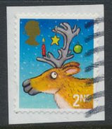 GB SG 3415 SC# 3120 2nd Class  Used on piece Christmas 2012  see details