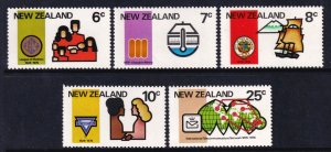 New Zealand 1976 Anniversaries Complete Mint MNH Set SC 593-597