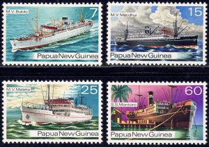 PAPUA NEW GUINEA SC#425-488 Ships of the 1930's (1976) MNH