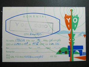 4344 Amateur Radio QSL Card Bucharesti Romania-