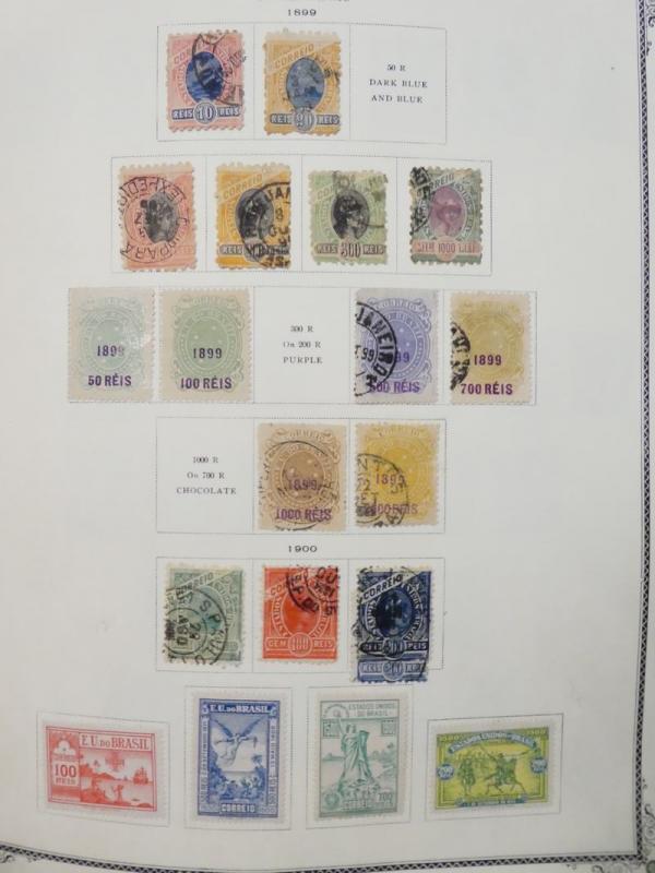 EDW1949SELL : BRAZIL Extensive Mint & Used collection on pages with many Better.