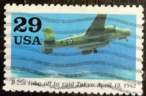 US #2697a Used Single WWII B-25s L3