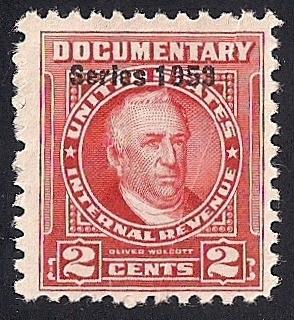 #R621 2 cents O. Wilcott Jr (1953) Documentary stamp used F-VF