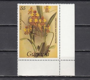 Guyana, Scott cat. 1107. Orchid 55 value.