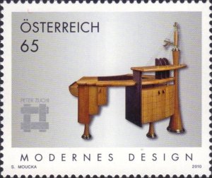 Austria 2010 MNH Stamps Scott 2281 Furniture Modern Design