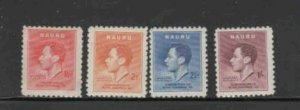 NAURU #35-38 1937 CORONATION ISSUE MINT VF LH O.G bb