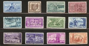 U.S. Used Collection Scott # 1017 Through #1028 