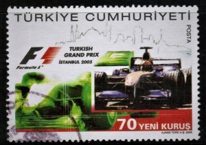 TURKEY - 2005 - USED STAMPS - GRAND PRIX - RACING CARS