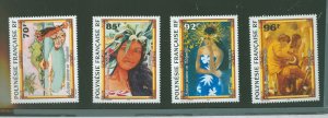 French Polynesia #695-698 Mint (NH) Single (Complete Set) (Art) (Paintings)