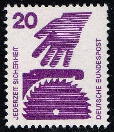 Germany #1076 Hand and Circular Saw; MNH (0.40)