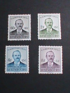 ​LUXEMBOURG -SCOTT B166-9-1951-LAURENT MANAGER-50TH ANNIVERSARY MINT STAMP
