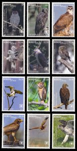 Tonga-Niuafo'ou 2018 BIRDS Scott #381-392 Mint Never Hinged