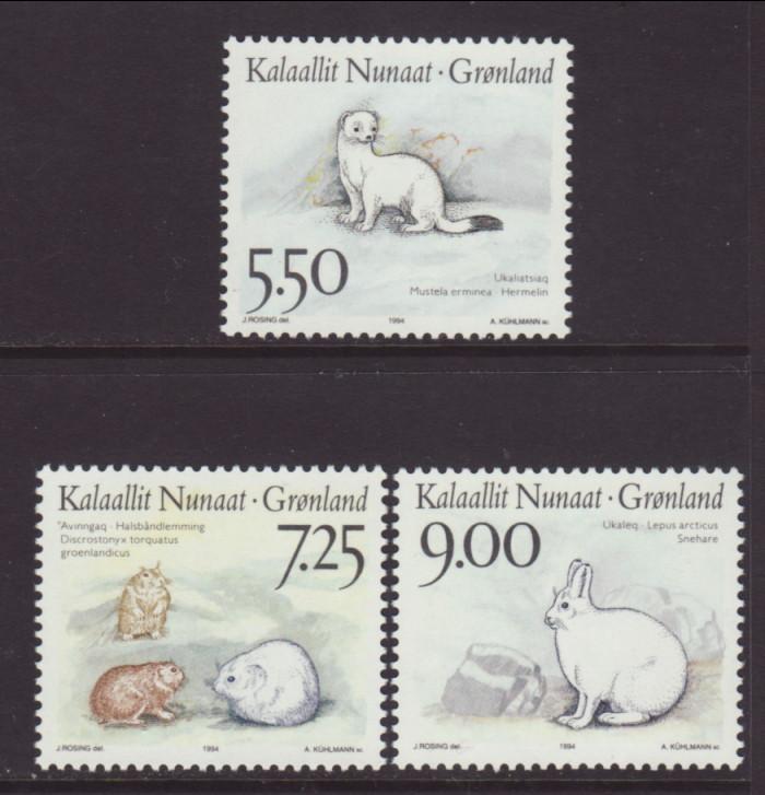 Greenland 270-272 Animals MNH VF