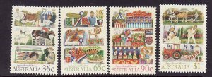 Australia-Sc#1019-22- id12-unused NH set-Agricultural Shows-1987-