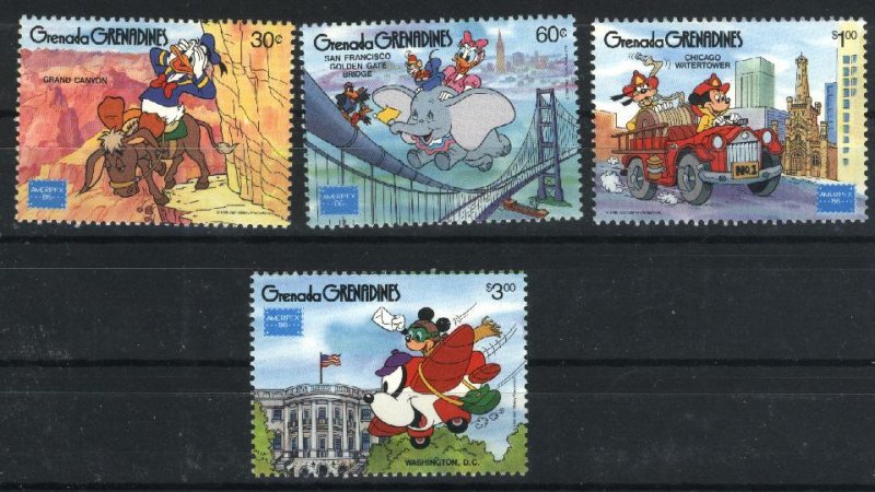 Grenada Grenadines  753-56   Miint NH VF 1986 PD