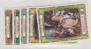 Anguilla Scott #114-118 Stamp  - Mint NH Set