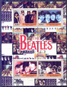 Comores 2004 Music Rock Band The Beatles Sheet MNH Private