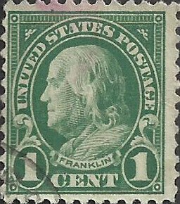 # 552 Used Deep Green Ben Franklin