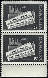 CANADA   #375 MNH PAIR (1)