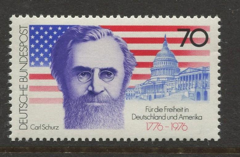 Germany -Scott 1216 - General Issue-1976 - MNH - Single 70pf Stamp