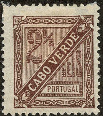 Cape Verde, Scott #P1, Unused, Hinged