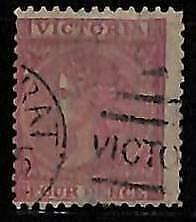 ZA0030e - AUSTRALIA Victoria - STAMP - SG#300 Used SHEET MARGIN with watermark