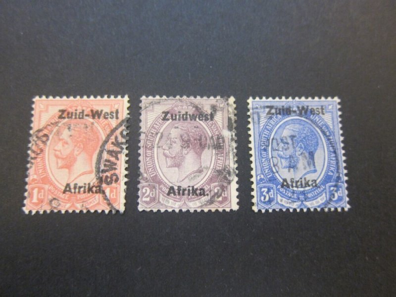 South West Africa 1923 Sc 2-4a FU