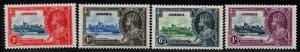 $Jamaica Sc#109-112 M/NH/VF, complete set, Silver Jubilee, Cv. $32.50