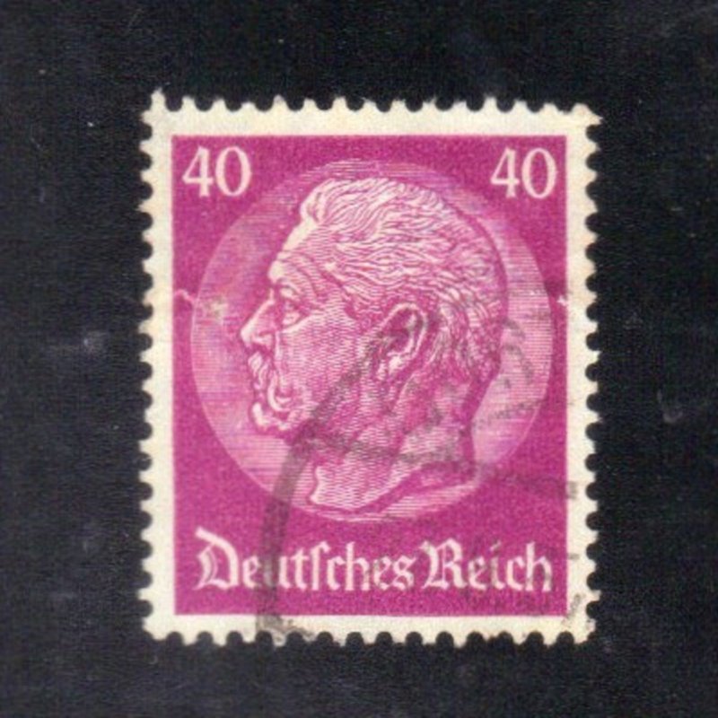 GERMAN SCOTT# 396 USED 40pf 1932