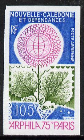 New Caledonia 1975 'Arphila '75' Stamp Exhibition imperf ...