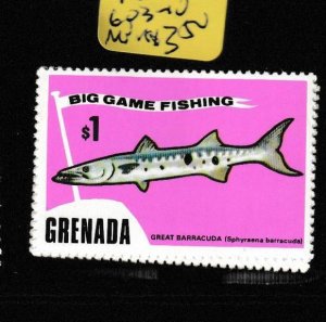 Grenada Fish SC 603-10 MNH (5gef)