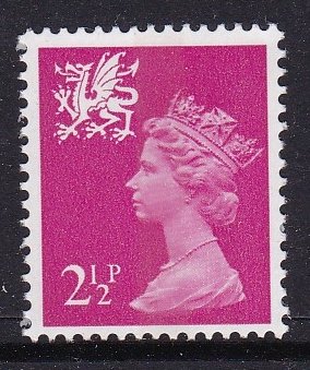 WMMH1 Wales 1971 CB Machin  MNH