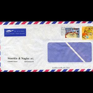 SWITZERLAND 1988 - Wind.Envelope-Cheese