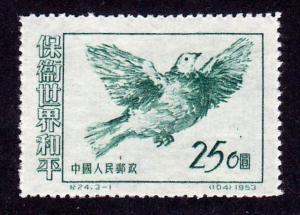 China Scott 187 Picasso Dove MH